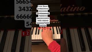 Calm Down // follow my instagram: jessnotes123 #piano #pianotutorial #pianomusic #rema #selenagomez