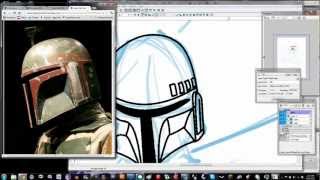 Alien VS Boba Fett Speed Art PART 1