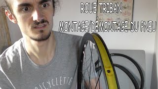 Roues Triban : changement de pneu! - Decaddict #1