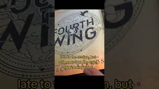 New Read: Fourth Wing #booktubers #smallbooktuber #bookworm