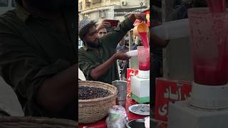 Refreshing Falsa Juice Making. Roadside Healthy Street Drink Phalsa Sharbat #streetdrink #milkshake