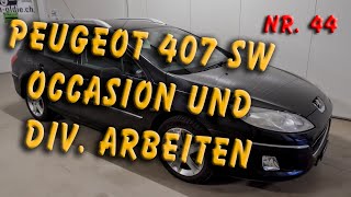 peugeot 407 SW, Zündkerzen wechseln, Motor entschlacken