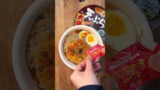 trying japanese tempura soba noodles #cooking #food #japanesefood #noodles #japan