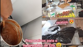 fazendo os doces para o mesversário de Eva /chegou recebido🤗