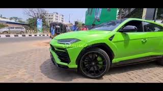 MP Margani Bharat Driving Brand New Lamborghini Urus Sports Car| #lamborghini #urus #sports #car