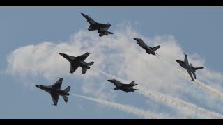 THUNDERBIRDS FLYOVER | NEW YORK AIRSHOW 2024