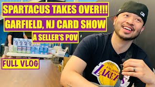 SPARTACUS MAKES A SALE | SELLING AT GARFIELD, NJ SPORTS CARD SHOW | A SELLER'S POINT OF VIEW