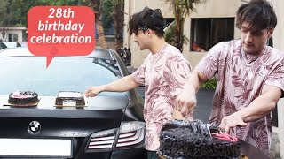 Asim Riaz | Birthday celebrated and cake cutting with fan & Media | Bollywood celebrity