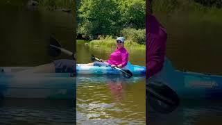 Beautiful day, Kayaking on Price Lake, Julian Price Memorial Parkway Blue Ridge Parkway NC #Shorts