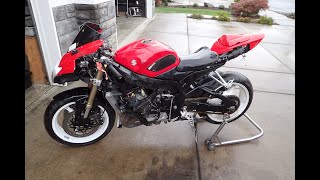 2007 Suzuki GSXR 600 walk around