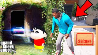 Franklin And Shinchan Make Secret Bunker Garage For New Vehicles In GTA V