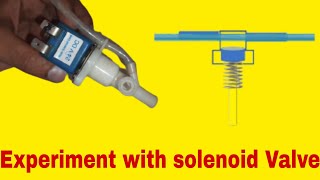 How the Solenoid Valve Works  With Experiment