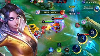 Yin Vs Eudora Gameplay intense match - Mobile Legends Eudora 2024 one hit build Layla Johnson Mlbb