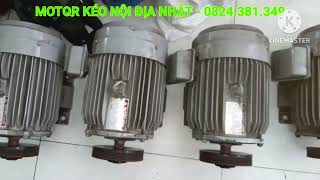 Motor kéo Super Line Mitsubishi 5hp lấy từ Bơm hơi cách âm nội địa Nhật ib 0824.381.349