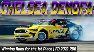 CHELSEA DENOFA Winning Runs for the 1st Place | Formula DRIFT 2022 (MONROE), Round 6