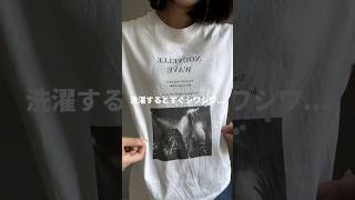 噂の「シワになりにくいTシャツ」が神。