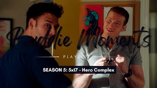 Buck and Eddie talk about Eddie's family before he goes to El Paso | 5x17