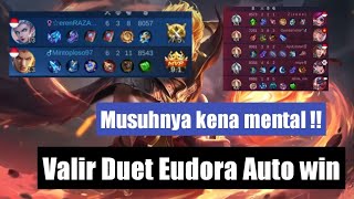 Valir Duet Eudora Auto Win | Mobile Legend