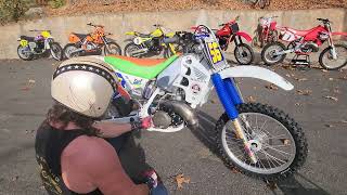 Team Surf Jeff Glass 1988 Honda CR250R Works Bike