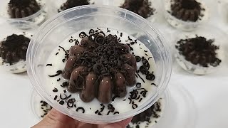 Pecinta Coklat Wajib Coba Puding Ini ‼️Puding Siram Coklat || Sajian Penutup Yang Manis dan Enak