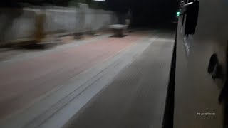 Skipping Kankavali Station (Konkan Railway) at Midnight on Full 100 KMPH speed