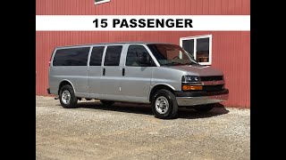 SOLD!  2011 Chevy Express 15 Passenger!