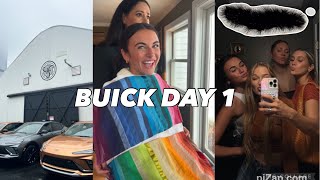 VLOGMAS DAY 8 | road trip upstate with buick, color analysis, bungalow tour, + furry friend in bed..