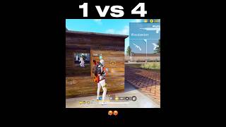 Impossible 1 vs 4 Clutch 😱  Another Level 🤯 Destroyed In Seconds🔥 😱 #shorts #freefire #tubeff