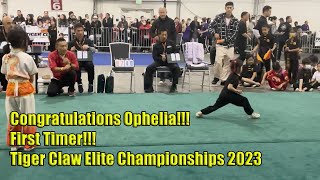 Ophelia, Fist Form, First Timer!!!, Tiger Claw 2023