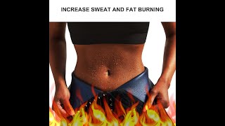 Neoprene Sauna Sweat Pants Women Fitness Lose Weight Tummy Control Waist Trainer Corset Leggings