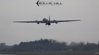 USAF Lockheed Skunkworks U-2S Dragon Lady at RAF Fairford