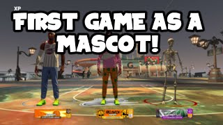 MY FIRST GAME AS A SKELETON MASCOT IN NBA2K22! CURRENT GEN!