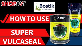 HOW TO USE SUPER VULCASEAL All-Around Sealant?