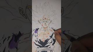 Drawing Gohan SSJ2🔥| with #doms pencil colours