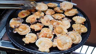 Grilled Scallops | SOLD Out Everyday | FILIPINO STREET FOOD