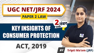 Key Insights of Consumer Protection | Act, 2019 | UGC NET 2024 | Apni University | By Tripti Ma'am