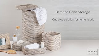 Bamboo Cane Baskets and Storages