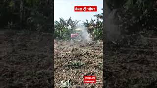 2.O केला ट्री चॉपर ❕🚜🍌 #bananafarm