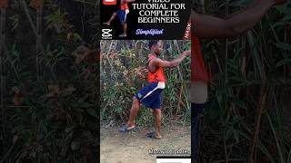 Body twisting video tutorial #shorts #capcuttutorial