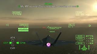 Ace Combat 5 (Ace S Rank) Mission 26: Sea of Chaos