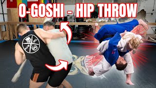 Counter to charge hip throw tutorial.