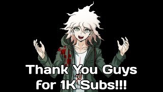 THANK YOU GUYS FOR 1K SUBS!!! (Update: Q&A and More Content Coming?)