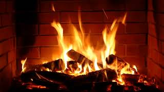 Fireplace Window｜Universal Healing Frequency｜#fireplace #cracklingfire #asmr