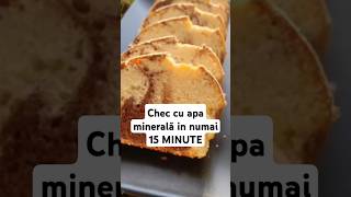 Chec cu apa minerala în numai 15 Minute #reteteusoare #1million #rețeterapide #shorts #prajituri