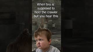 Why can't bro hold the crawler in Call of Duty Zombies?  #gaming