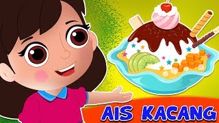 Lagu Kanak Kanak Bahasa Melayu | AIS KACANG | Ice Bean Ice Cream Rhyme