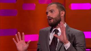 Jamie Dornan Tries to Put Off Dakota Johnson During Sex Scenes   The Graham Norton Show