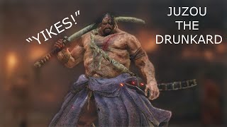 Defeating JUZOU THE DRUNKARD in Sekiro