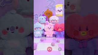 BT21 BABY Flat FurPurple Heart Edition