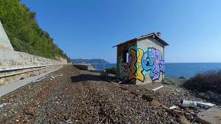 Ferrovia abbandonata Andora - San Lorenzo al Mare - Un anno dopo - (Parte 1/4)